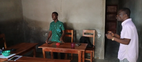 Séance de jeune et prière de l'équipe le 28.09.2023 au siège de l'Association